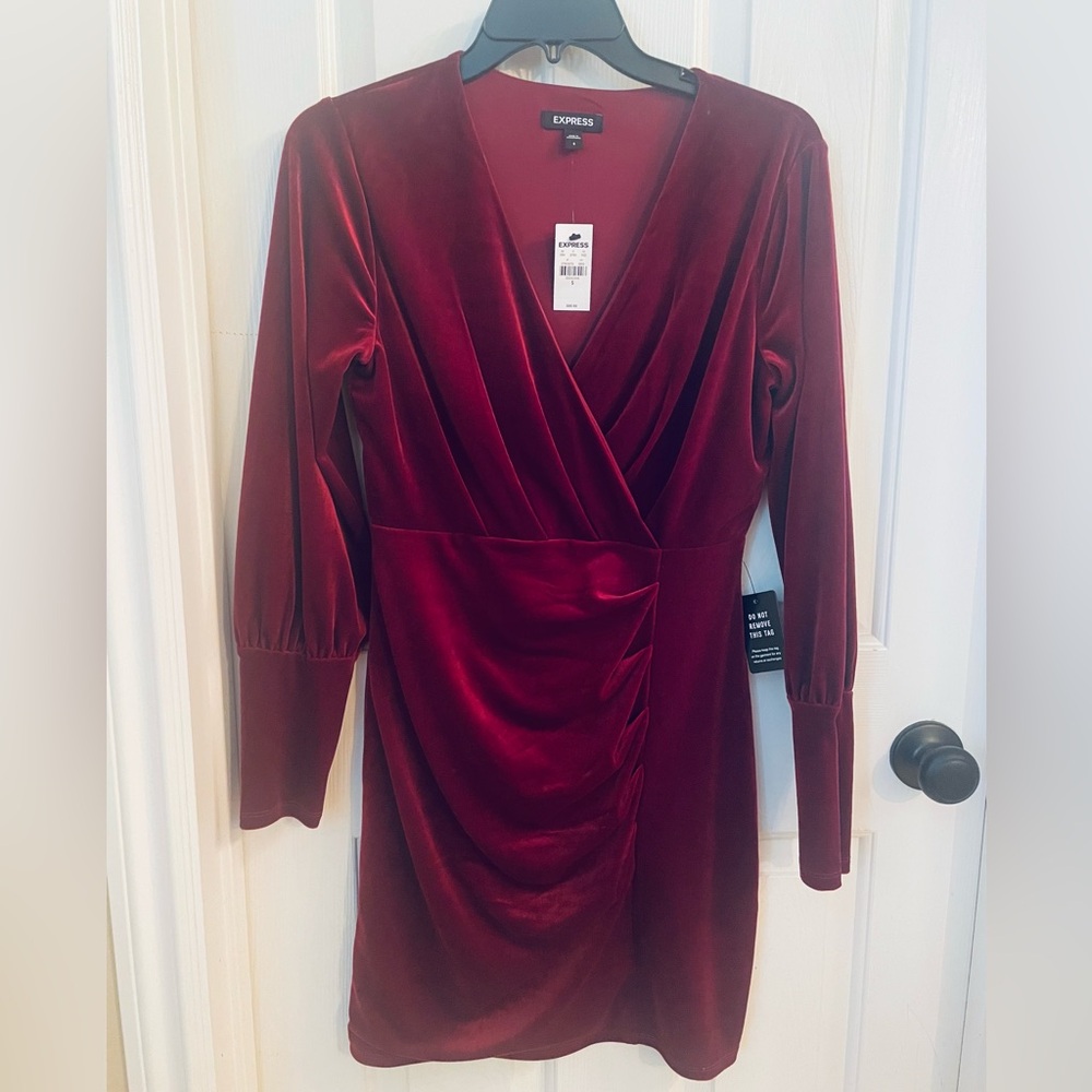 Red Velour Dress